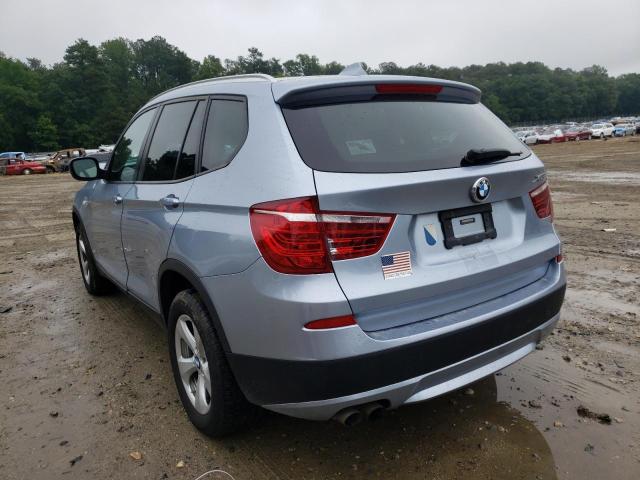 Photo 3 from auction – 2011 BMW X3 XDRIVE2 with VIN 5UXWX5C52BL700287