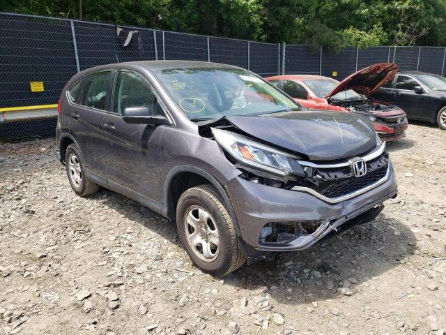 Photo 1 from auction – 2016 HONDA CR-V LX with VIN 2HKRM4H37GH602859