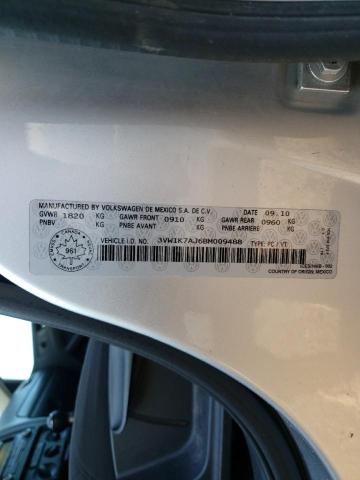 Photo 10 from auction – 2011 VOLKSWAGEN JETTA BASE with VIN 3VW1K7AJ6BM009488
