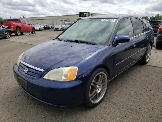 Photo 2 from auction – 2002 HONDA CIVIC EX with VIN 2HGES26742H544890