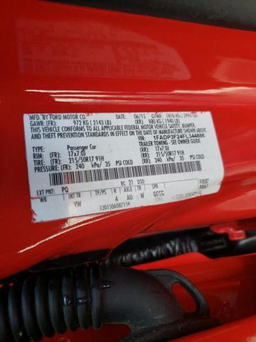 Photo 10 from auction – 2015 FORD FOCUS SE with VIN 1FADP3F24FL344886