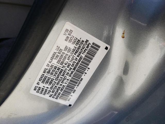 Photo 10 from auction – 2009 HONDA ODYSSEY EX with VIN 5FNRL38609B040067
