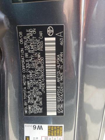 Photo 10 from auction – 2009 TOYOTA SCION TC with VIN JTKDE167890289230