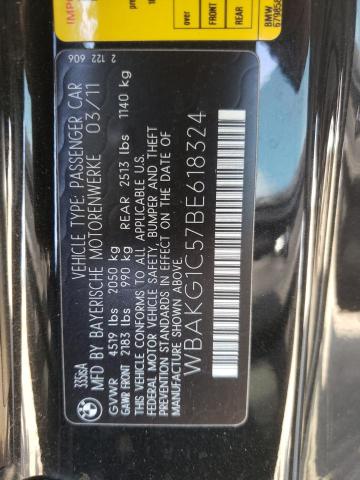 Photo 10 from auction – 2011 BMW 335 IS with VIN WBAKG1C57BE618324