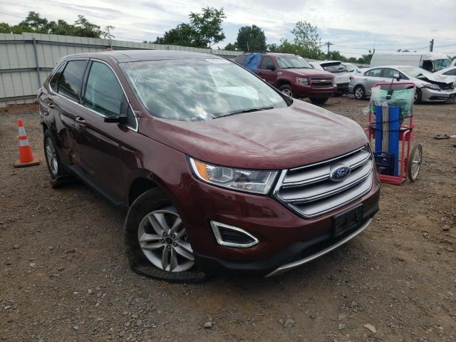 FORD EDGE SEL 2016 with VIN 2FMPK4J86GBB76124 - Photo from auction
