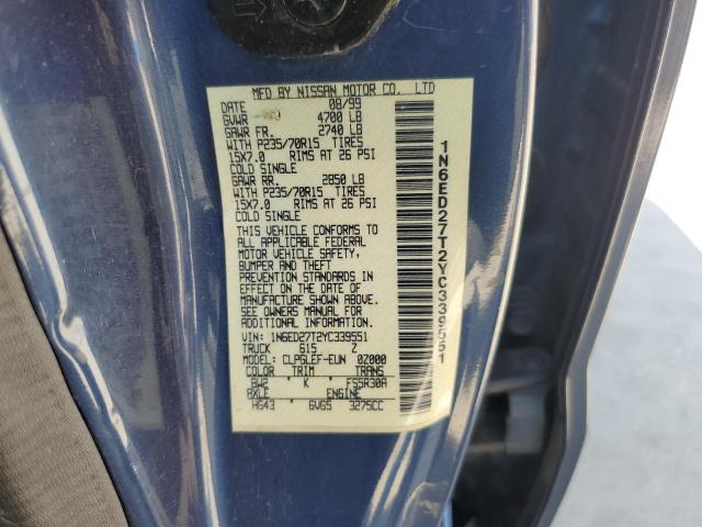 Photo 10 from auction – 2000 NISSAN FRONTIER C with VIN 1N6ED27T2YC339551