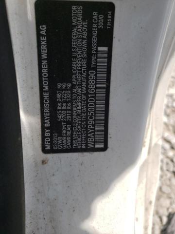 Photo 10 from auction – 2013 BMW 650 I with VIN WBAYP9C50DD168890