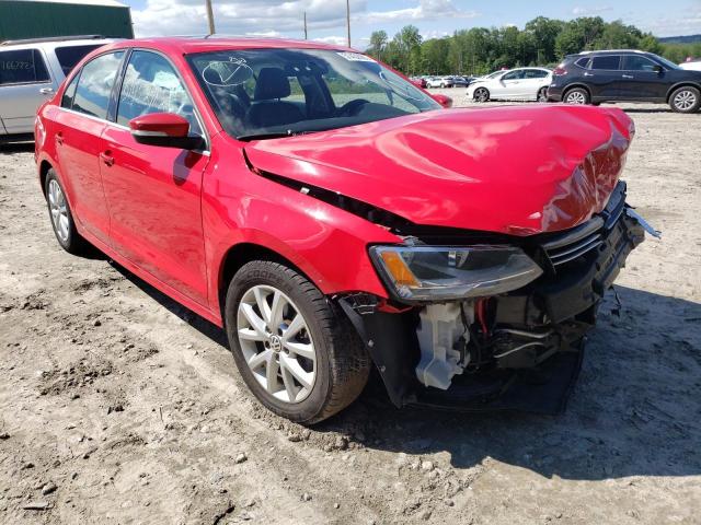 VOLKSWAGEN JETTA SE 2014 with VIN 3VWD17AJ2EM412355 - Photo from auction