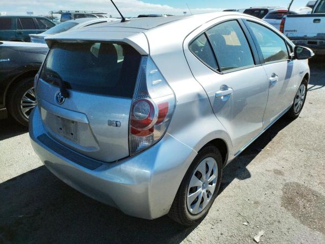Photo 4 from auction – 2013 TOYOTA PRIUS C with VIN JTDKDTB38D1046200