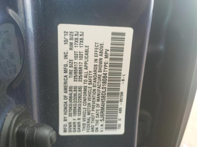 Photo 10 from auction – 2013 HONDA CR-V EX with VIN 5J6RM4H58DL018084