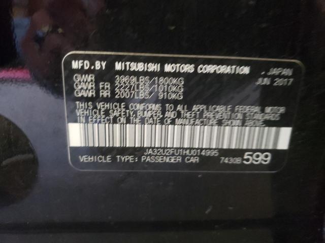 Photo 10 from auction – 2017 MITSUBISHI LANCER ES with VIN JA32U2FU1HU014995