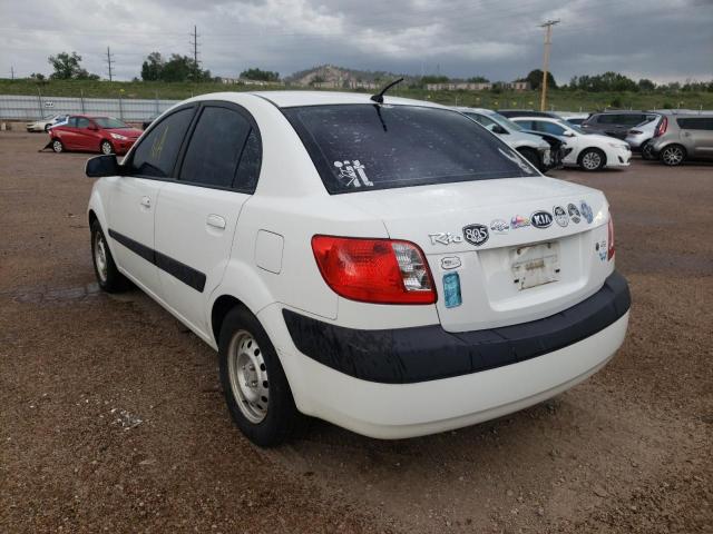 Photo 3 from auction – 2007 KIA RIO BASE with VIN KNADE123976188280