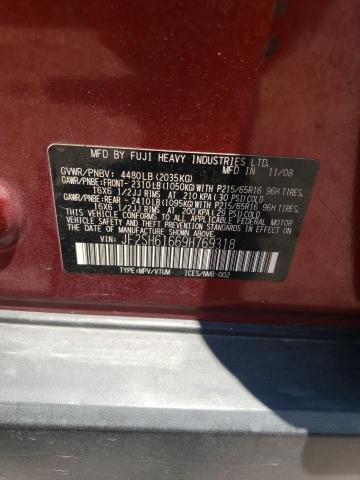 Photo 10 from auction – 2009 SUBARU FORESTER 2 with VIN JF2SH61669H769318