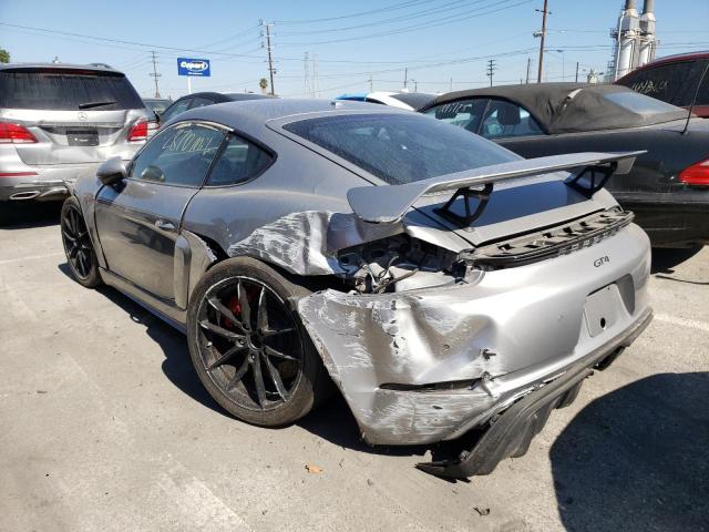 Photo 3 from auction – 2021 PORSCHE CAYMAN GT4 with VIN WP0AC2A84MK289082