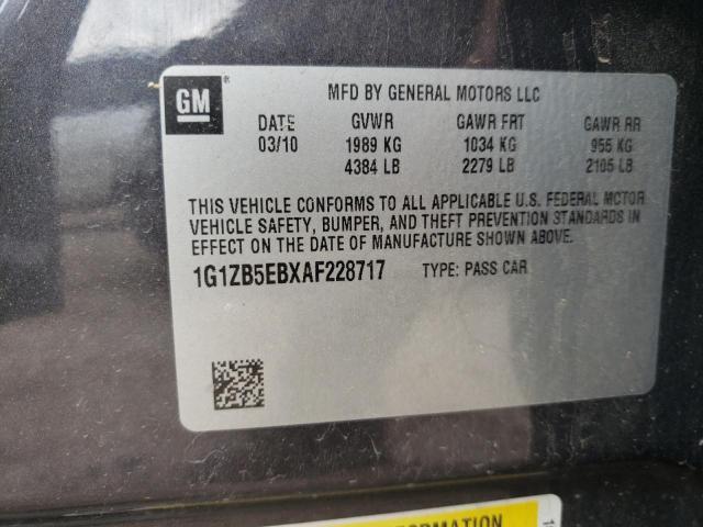 Photo 10 from auction – 2010 CHEVROLET MALIBU LS with VIN 1G1ZB5EBXAF228717