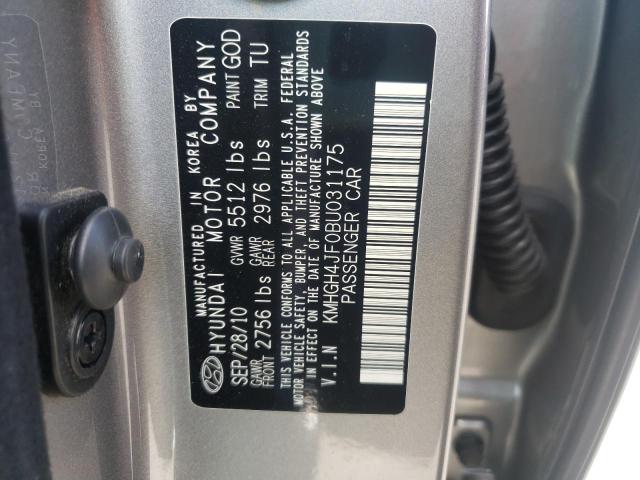 Photo 10 from auction – 2011 HYUNDAI EQUUS SIGN with VIN KMHGH4JF0BU031175