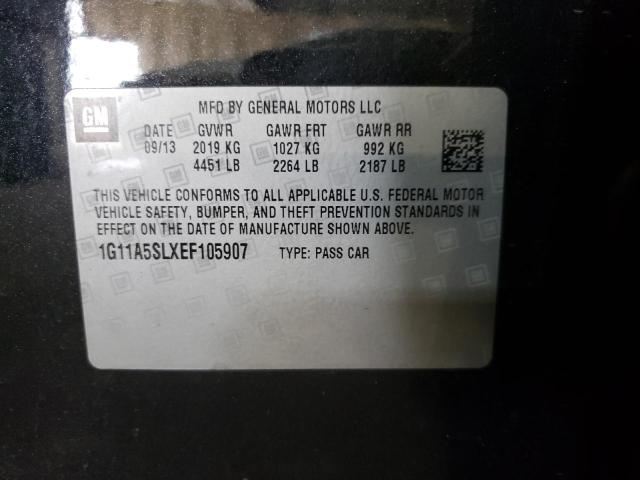 Photo 10 from auction – 2014 CHEVROLET MALIBU LS with VIN 1G11A5SLXEF105907