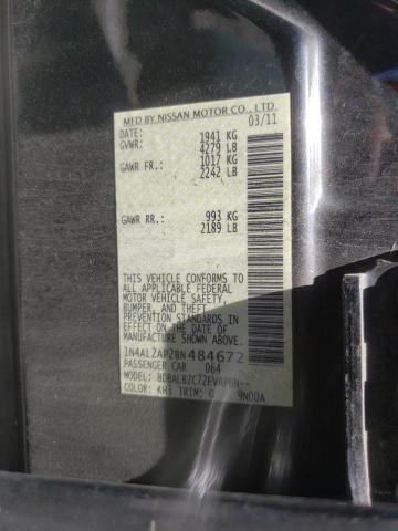 Photo 10 from auction – 2011 NISSAN ALTIMA BAS with VIN 1N4AL2AP2BN484672