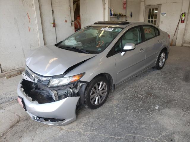 Фото 2 с аукциона – 2012 HONDA CIVIC EXL с VIN 19XFB2F94CE041796