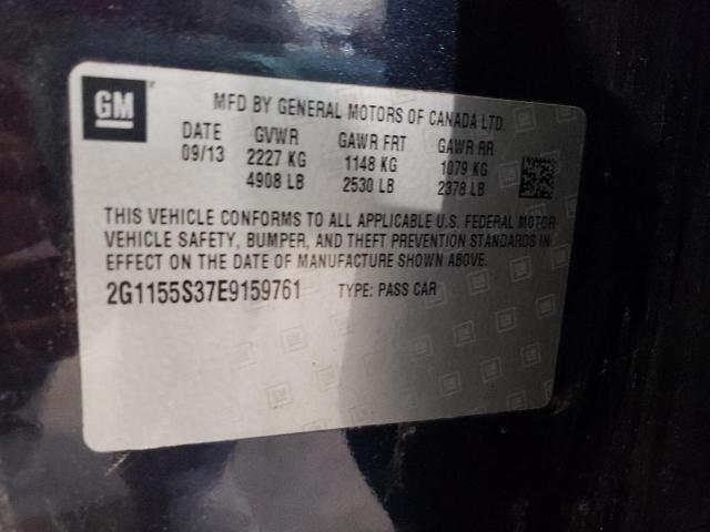 Photo 10 from auction – 2014 CHEVROLET IMPALA LTZ with VIN 2G1155S37E9159761
