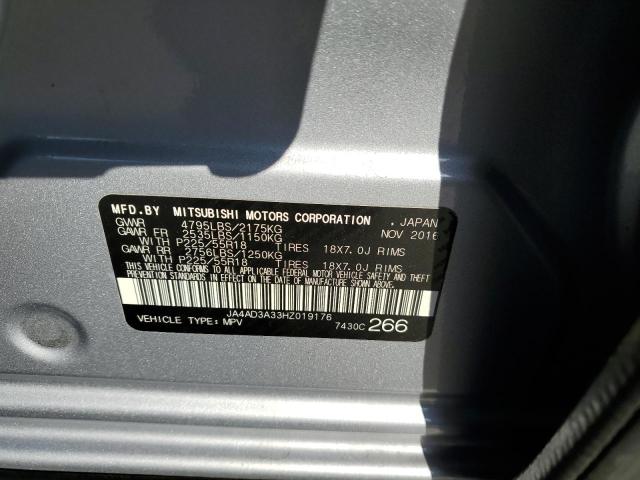 Zdjęcie 10 z aukcji – 2017 MITSUBISHI OUTLANDER z VIN JA4AD3A33HZ019176