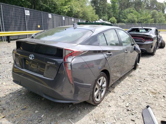 Photo 4 from auction – 2016 TOYOTA PRIUS with VIN JTDKARFU6G3027734