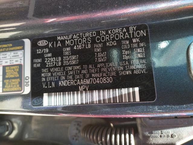Photo 10 from auction – 2021 KIA SELTOS EX with VIN KNDERCAA6M7040830