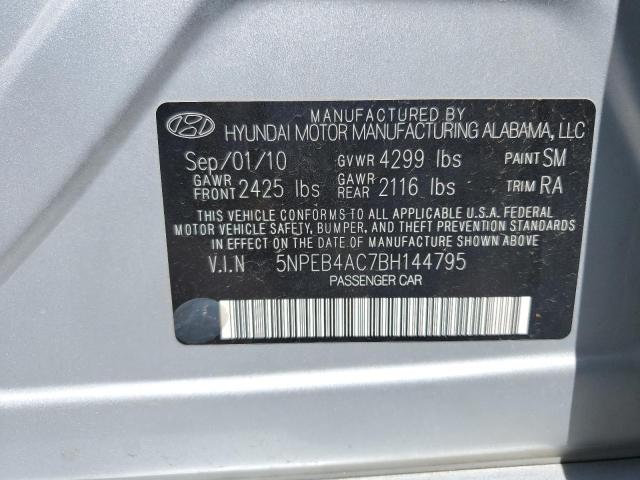 Photo 10 from auction – 2011 HYUNDAI SONATA GLS with VIN 5NPEB4AC7BH144795