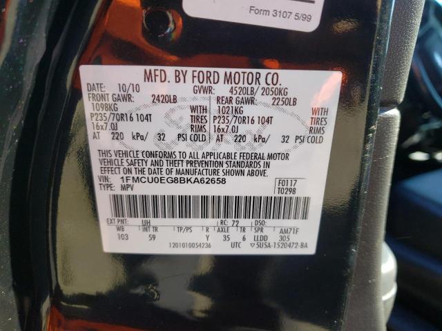 صورة رقم 10 من المزاد - 2011 FORD ESCAPE LIM مع VIN 1FMCU0EG8BKA62658
