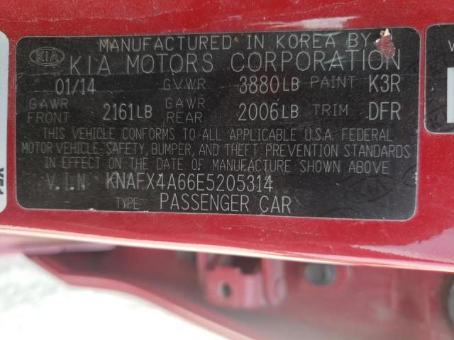 Photo 10 from auction – 2014 KIA FORTE LX with VIN KNAFX4A66E5205314