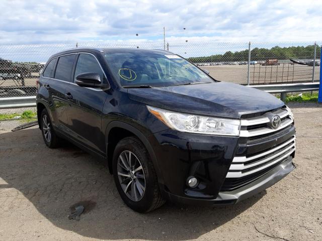 TOYOTA HIGHLANDER 2019 with VIN 5TDJZRFH5KS594855 - Photo from auction