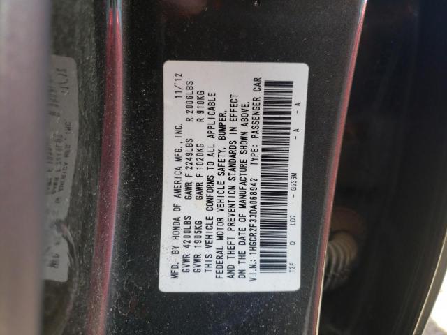 Photo 10 from auction – 2013 HONDA ACCORD LX with VIN 1HGCR2F33DA068942