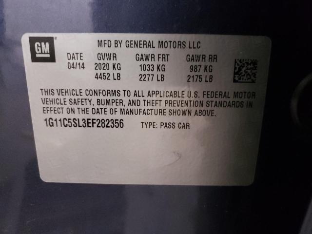 Photo 10 from auction – 2014 CHEVROLET MALIBU 1LT with VIN 1G11C5SL3EF282356