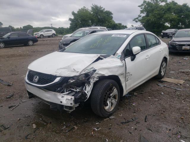 Photo 2 from auction – 2014 HONDA CIVIC LX with VIN 19XFB2F51EE206462