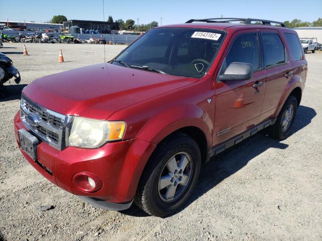 Photo 2 from auction – 2008 FORD ESCAPE XLT with VIN 1FMCU93128KC97942