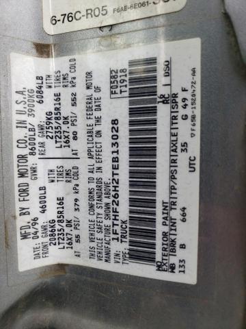 Photo 10 from auction – 1996 FORD F250 with VIN 1FTHF26H2TEB13028