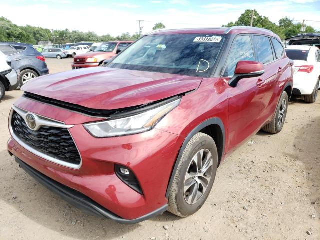 Photo 2 from auction – 2020 TOYOTA HIGHLANDER with VIN 5TDGZRAH3LS010231