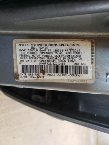 Photo 10 from auction – 2003 TOYOTA COROLLA CE with VIN 1NXBR32E13Z010456