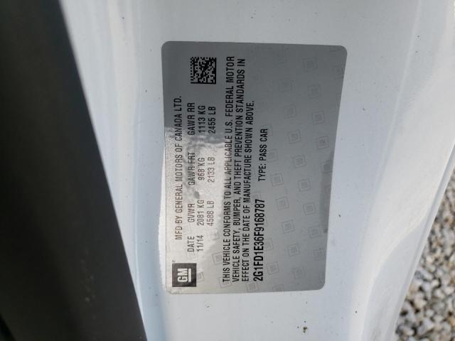 Photo 10 from auction – 2015 CHEVROLET CAMARO LT with VIN 2G1FD1E36F9168787