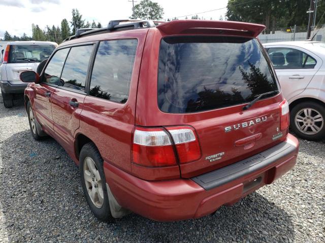 Photo 3 from auction – 2002 SUBARU FORESTER S with VIN JF1SF65672H712281