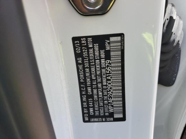 Photo 10 from auction – 2013 PORSCHE CAYENNE S with VIN WP1AE2A29DLA15679