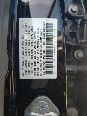 Photo 10 from auction – 2011 HONDA ACCORD EXL with VIN 1HGCP2F85BA053969