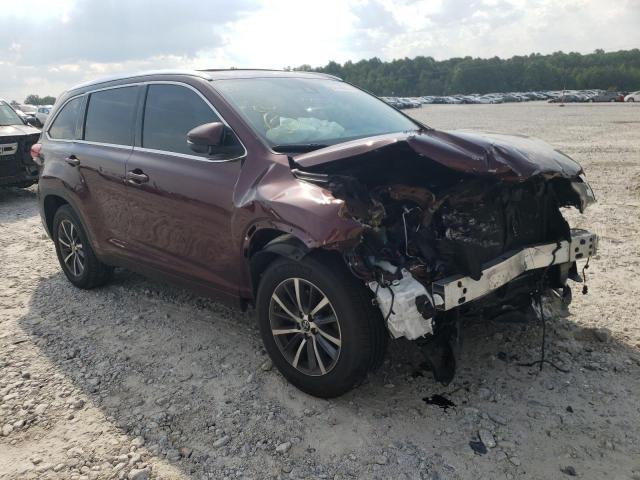 TOYOTA HIGHLANDER 2017 with VIN 5TDKZRFH0HS197034 - Photo from auction