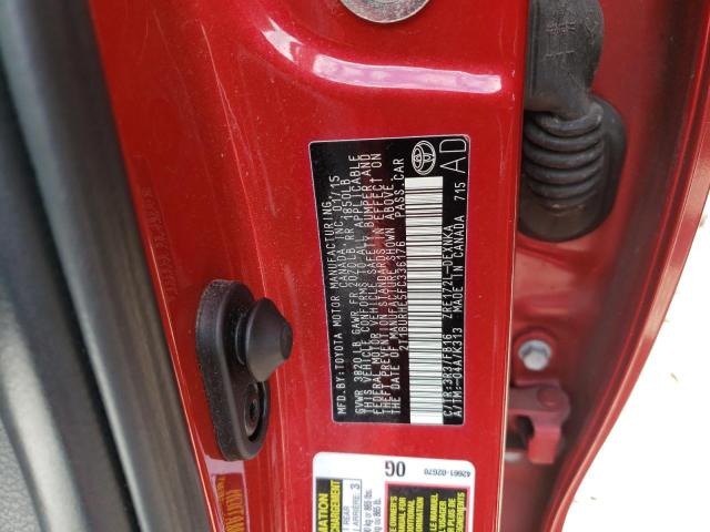 Photo 10 from auction – 2015 TOYOTA COROLLA L with VIN 2T1BURHE5FC336176