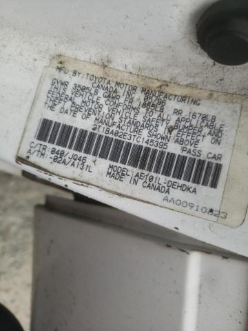 Photo 10 from auction – 1996 TOYOTA COROLLA with VIN 2T1BA02E3TC145395