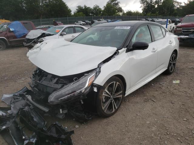 Photo 2 from auction – 2022 NISSAN SENTRA SR with VIN 3N1AB8DV8NY258138