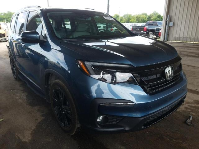 HONDA PILOT SE 2021 with VIN 5FNYF6H26MB055408 - Photo from auction