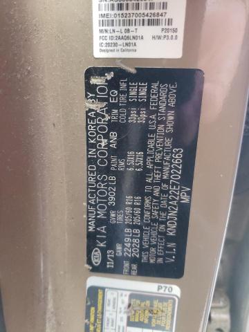 Foto 10 de la subasta – 2014 KIA SOUL con VIN KNDJN2A22E7022663