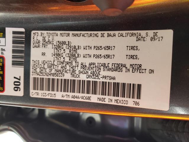 Photo 10 from auction – 2017 TOYOTA TACOMA DOU with VIN 3TMAZ5CN2HM050339