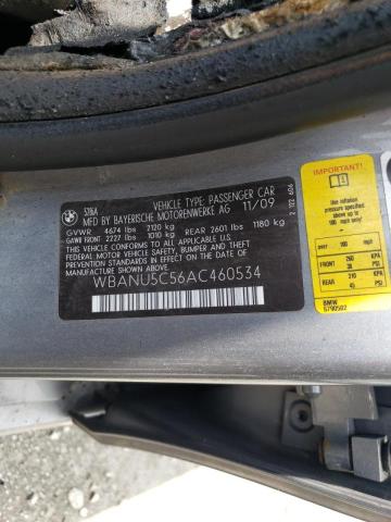 Photo 10 from auction – 2010 BMW 528 I with VIN WBANU5C56AC460534